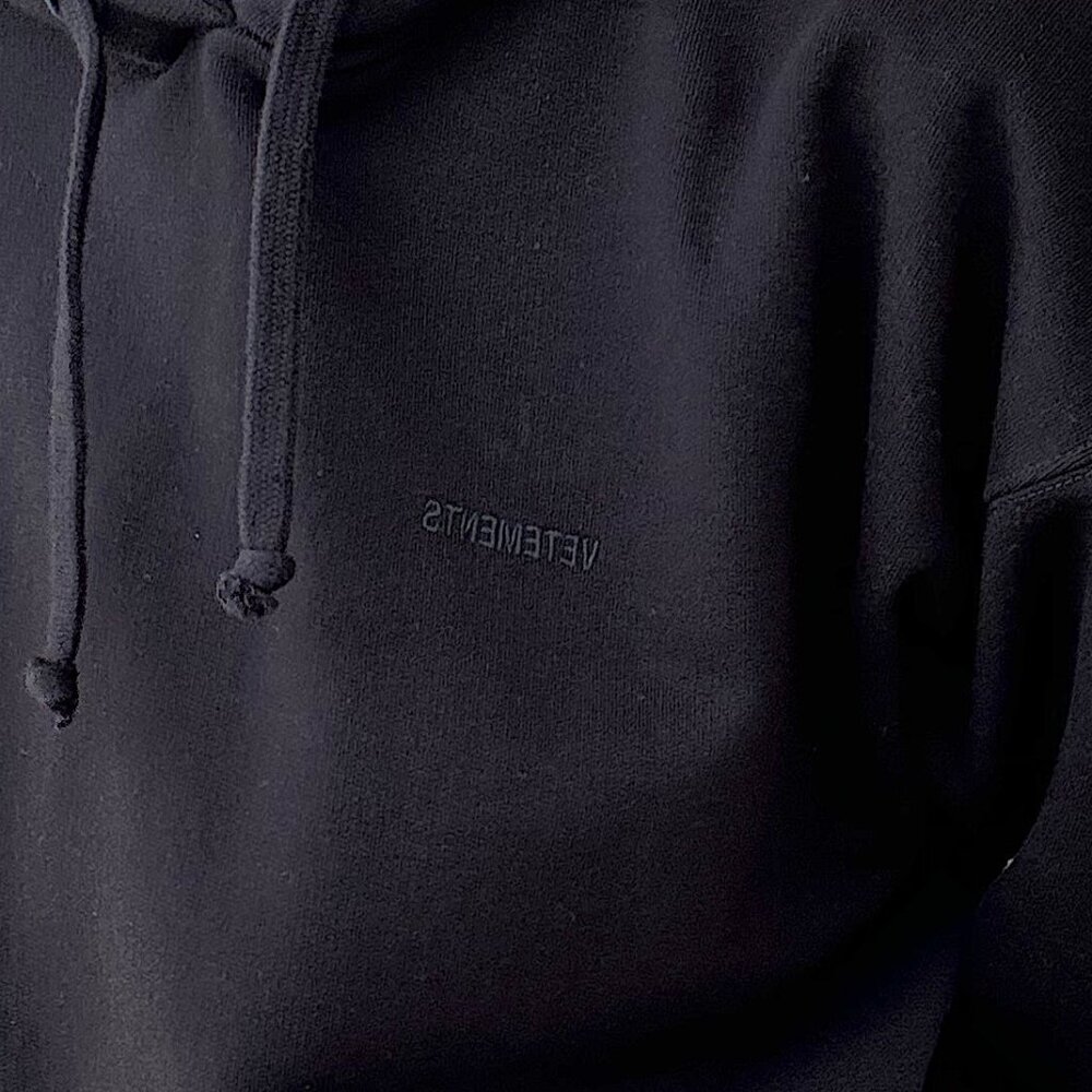 Vetements Hoodie Black for Women Size M - Picture 5 of 12